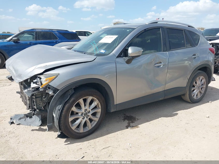 Vin: jm3ke2dy5f0481532, lot: 46628307, mazda cx-5 grand touring 20152