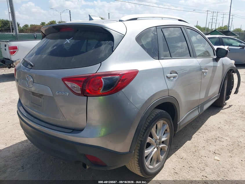 Vin: jm3ke2dy5f0481532, lot: 46628307, mazda cx-5 grand touring 20154
