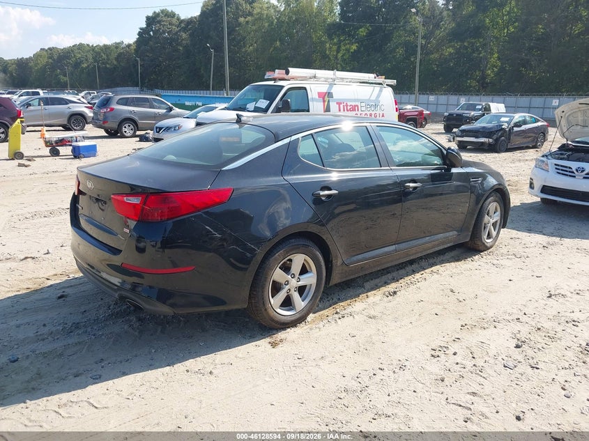 Vin: 5xxgm4a71fg416510, lot: 46628314, kia optima lx 20154