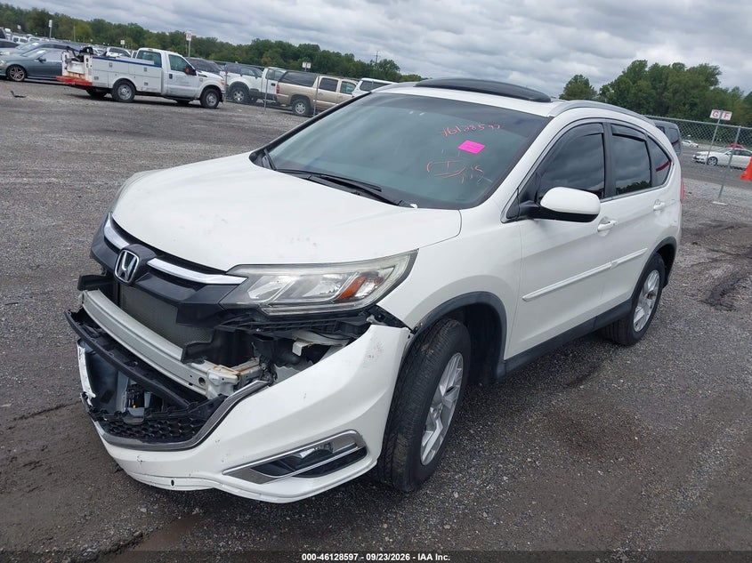 Vin: 5j6rm4h79fl074698, lot: 46628317, honda cr-v ex-l 20152