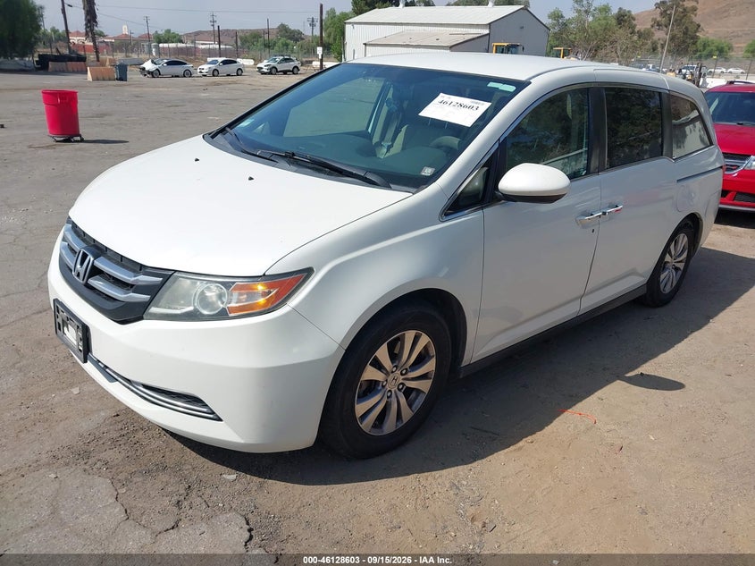 Vin: 5fnrl5h36gb164004, lot: 46628323, honda odyssey se 20162