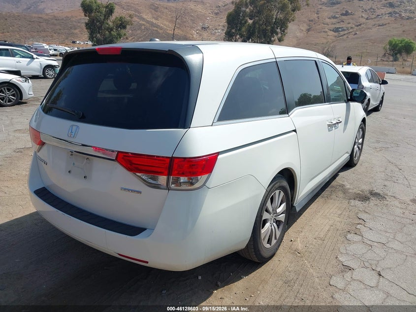 Vin: 5fnrl5h36gb164004, lot: 46628323, honda odyssey se 20164