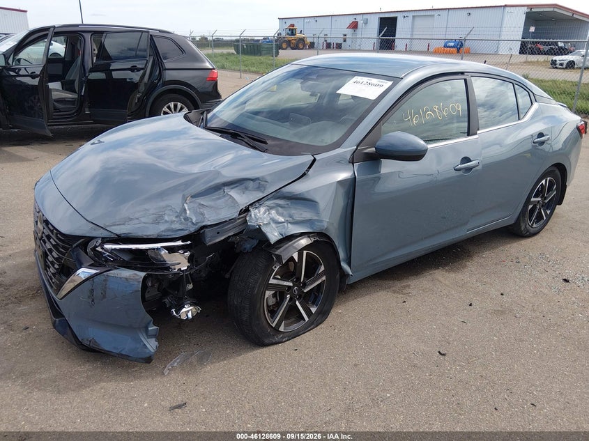 Vin: 3n1ab8cv9ry222773, lot: 46628329, nissan sentra sv xtronic cvt 20242