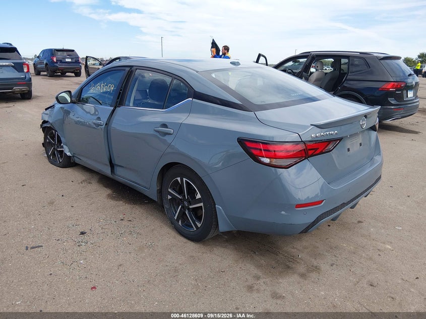 Vin: 3n1ab8cv9ry222773, lot: 46628329, nissan sentra sv xtronic cvt 20243