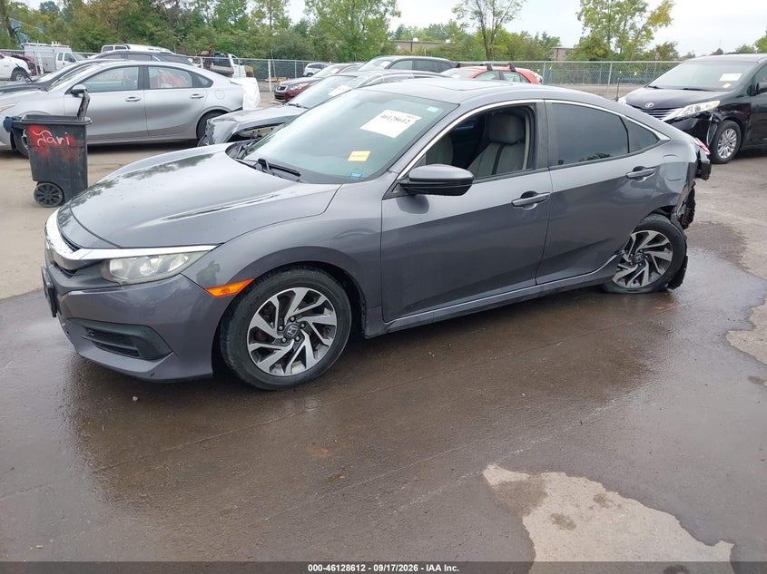 Vin: 19xfc2f77ge042233, lot: 46628332, honda civic ex 20162
