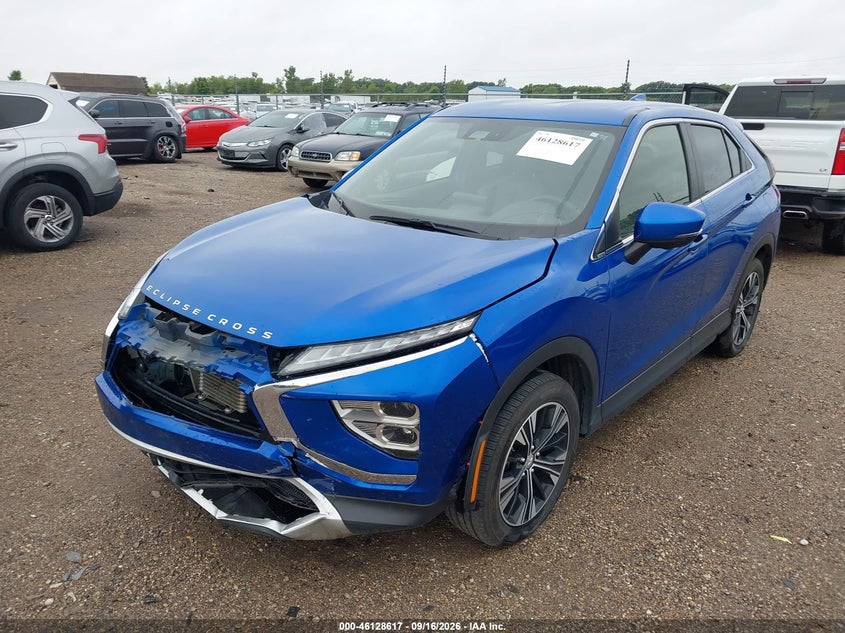 Vin: ja4atwaa0nz047564, lot: 46628337, mitsubishi eclipse cross se s-awc/se special edition s-awc/sel s-awc/sel special edition s-awc 20222