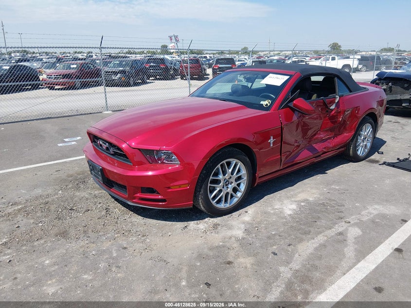 Vin: 1zvbp8em8d5213475, lot: 46628345, ford mustang v6 premium 20132