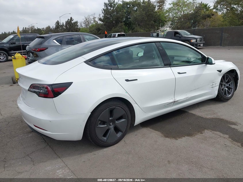 Vin: 5yj3e1ea5mf074947, lot: 46628357, tesla model 3 standard range plus rear-wheel drive 20214