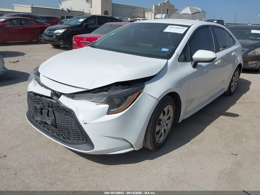 2020 Toyota Corolla, Front End, IAAI, VIN 5YFEPRAE4LP094684 — photo 2