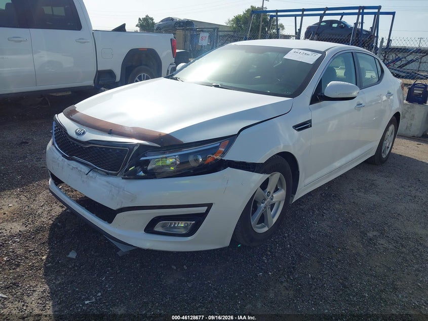 Vin: knagm4a73e5463392, lot: 46628397, kia optima lx 20142