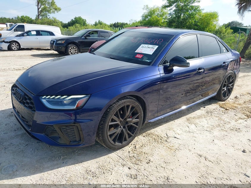 Vin: wauc4af48la055230, lot: 46628410, audi s4 prestige tfsi quattro tiptronic 20202