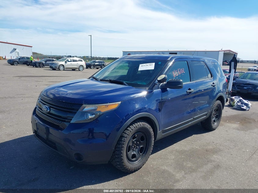 Vin: 1fm5k8ar2ega70671, lot: 46628422, ford utility police interceptor 20142