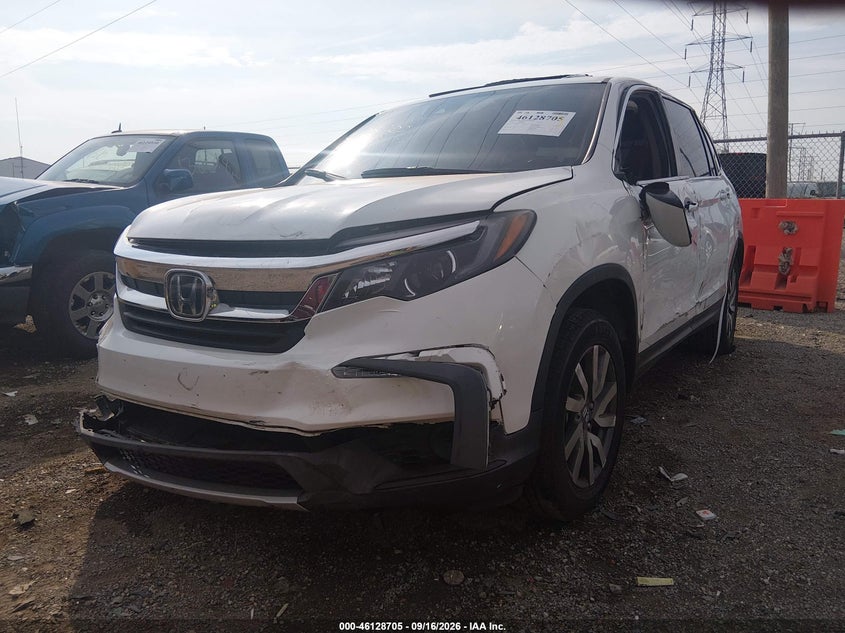 Vin: 5fnyf6h51mb098287, lot: 46628425, honda pilot awd ex-l 20212