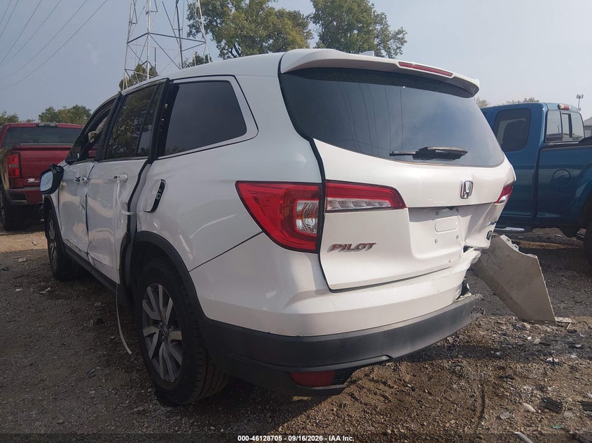Vin: 5fnyf6h51mb098287, lot: 46628425, honda pilot awd ex-l 20213