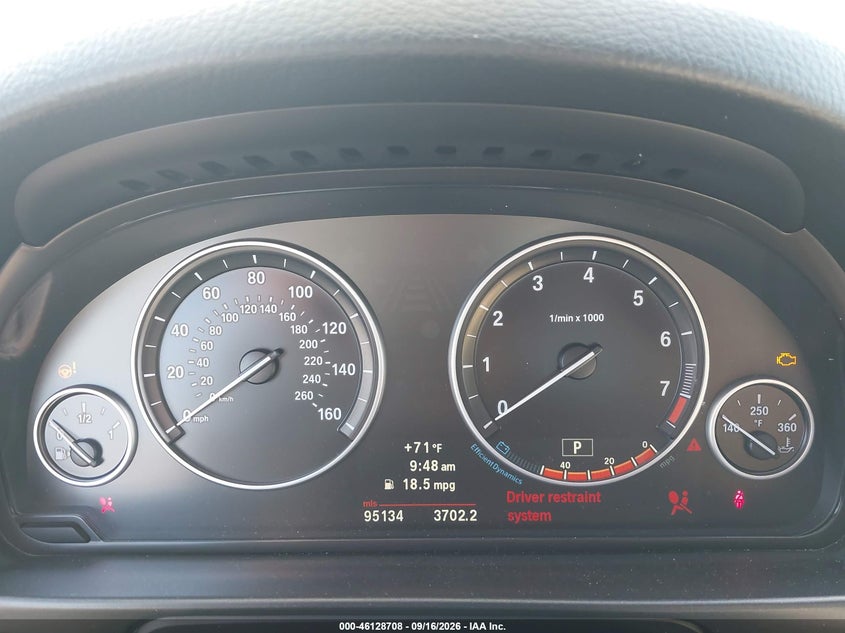 BMW 535I 2013 VIN WBAFR7C53DC822728