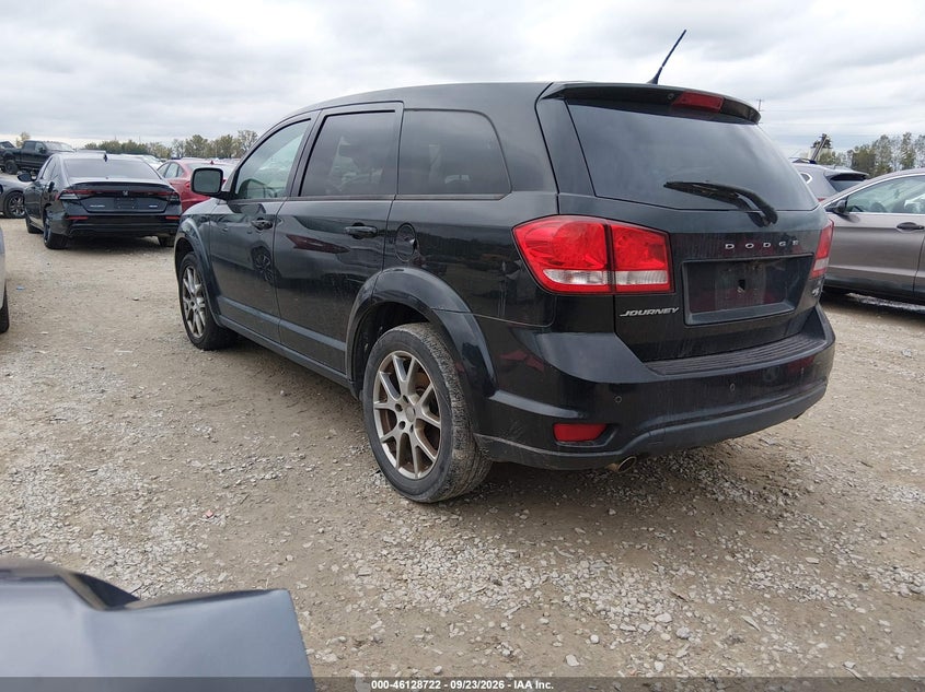 Vin: 3c4pdceg2ft548250, lot: 46628442, dodge journey r/t 20153
