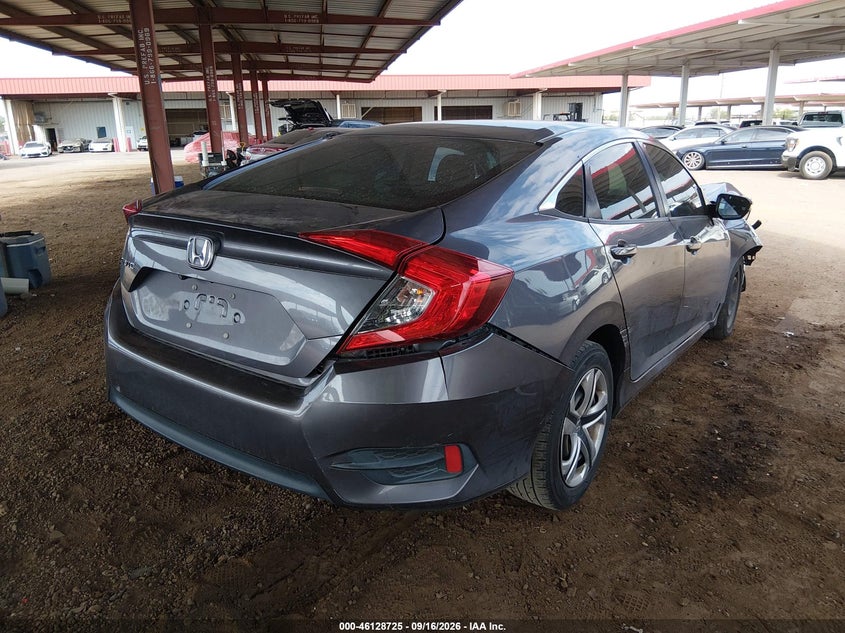 Vin: 19xfc2f58he082529, lot: 46628445, honda civic lx 20174