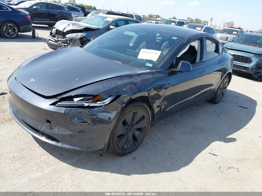 2025 Tesla Model 3, Front End, IAAI, VIN 5YJ3E1EA0SF965788 — photo 2