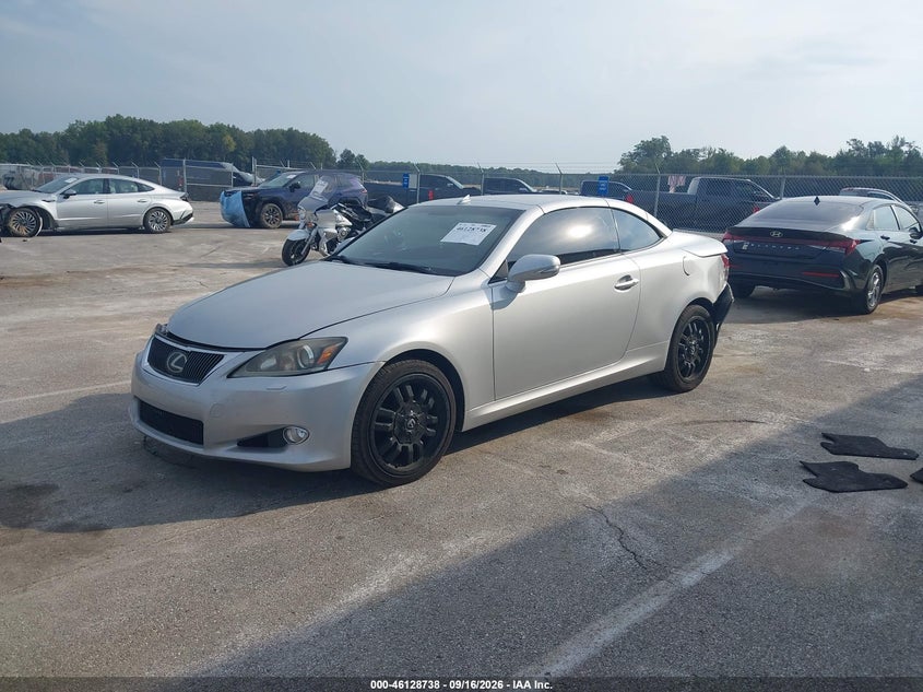 Vin: jthff2c20c2526377, lot: 46628458, lexus is 250c 20122