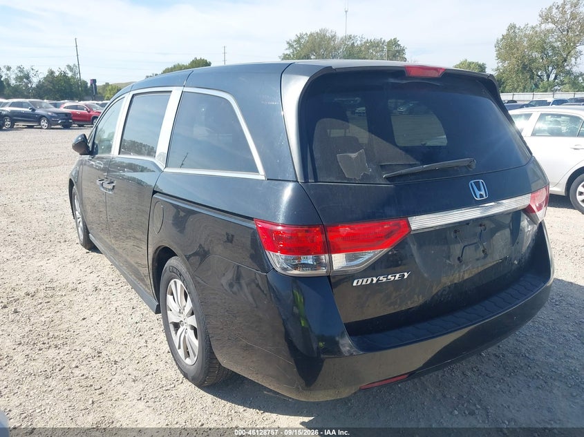 Vin: 5fnrl5h47eb086144, lot: 46628477, honda odyssey ex 20143