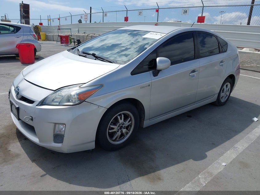 Vin: jtdkn3du2a0060808, lot: 46628496, toyota prius ii 20102