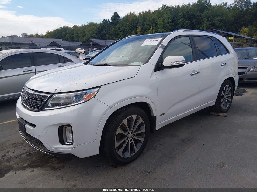 Vin: 5xykwda77fg643006, lot: 46628506, kia sorento sx v6 20152