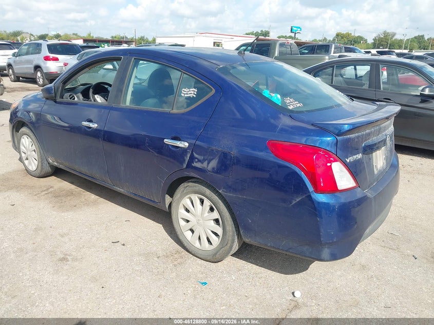 Vin: 3n1cn7ap1kl850280, lot: 46628520, nissan versa 1.6 sv 20193