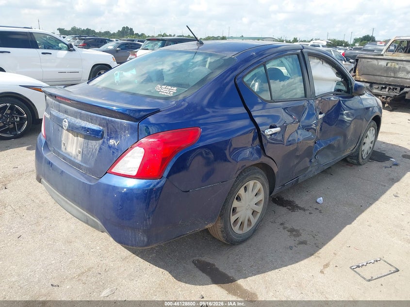 Vin: 3n1cn7ap1kl850280, lot: 46628520, nissan versa 1.6 sv 20194