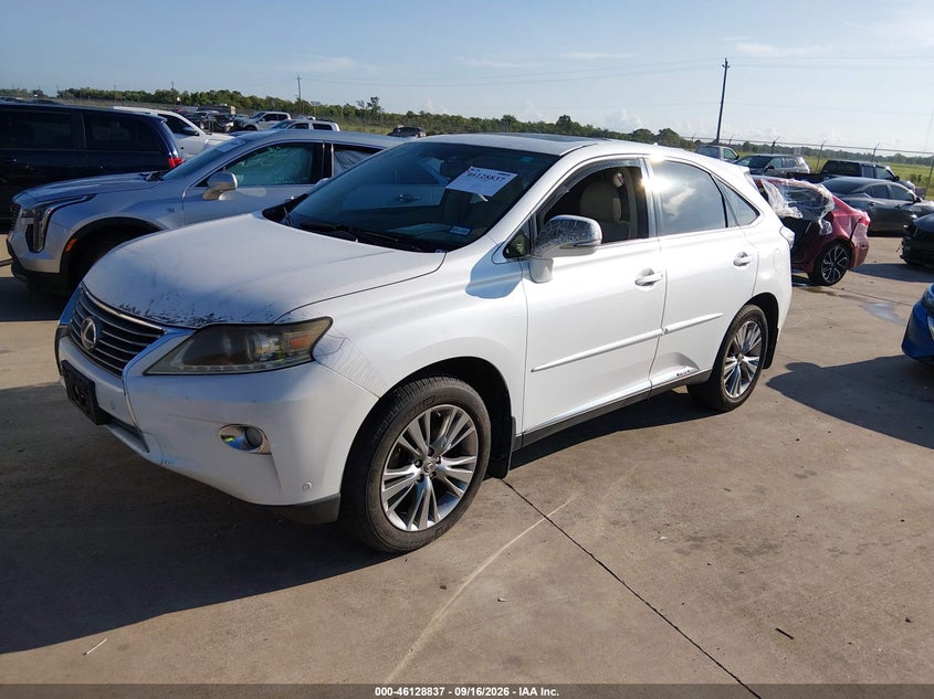 Vin: jtjzb1baxd2008689, lot: 46628557, lexus rx 450h 20132
