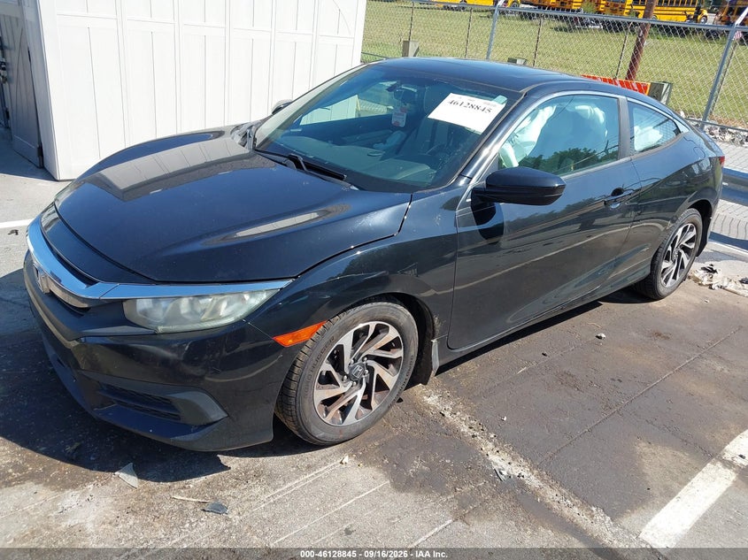 Vin: 2hgfc4b07gh304522, lot: 46628565, honda civic lx-p 20162