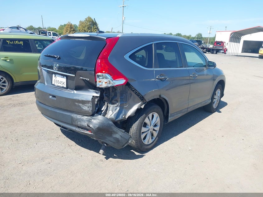 Vin: 2hkrm4h74eh614712, lot: 46628570, honda cr-v ex-l 20144