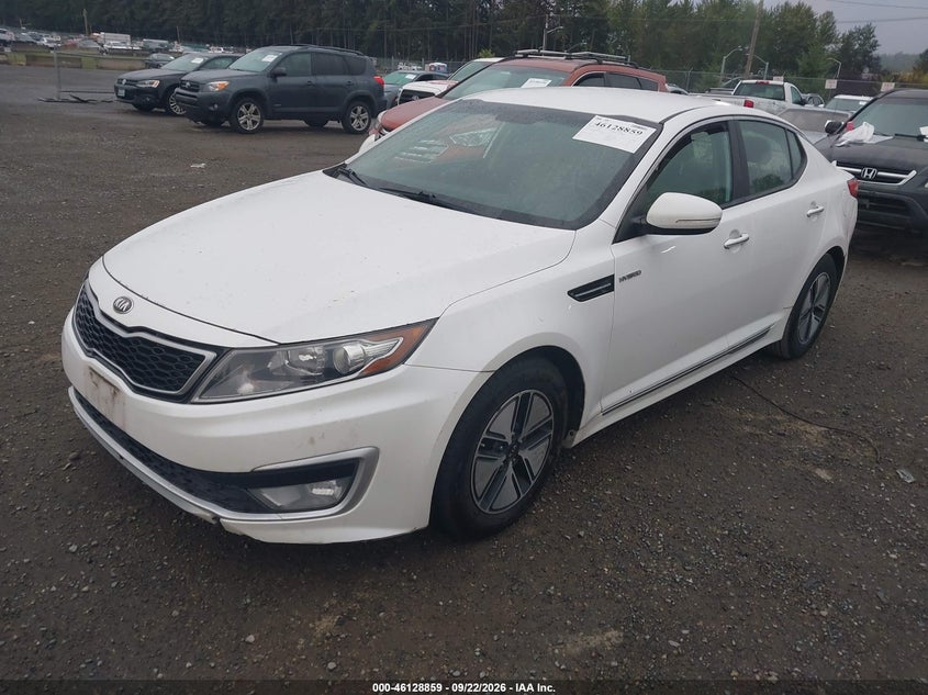 2013 KIA OPTIMA HYBRID auction photo 2