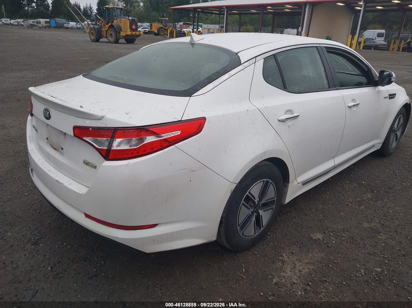 2013 KIA OPTIMA HYBRID auction photo 4