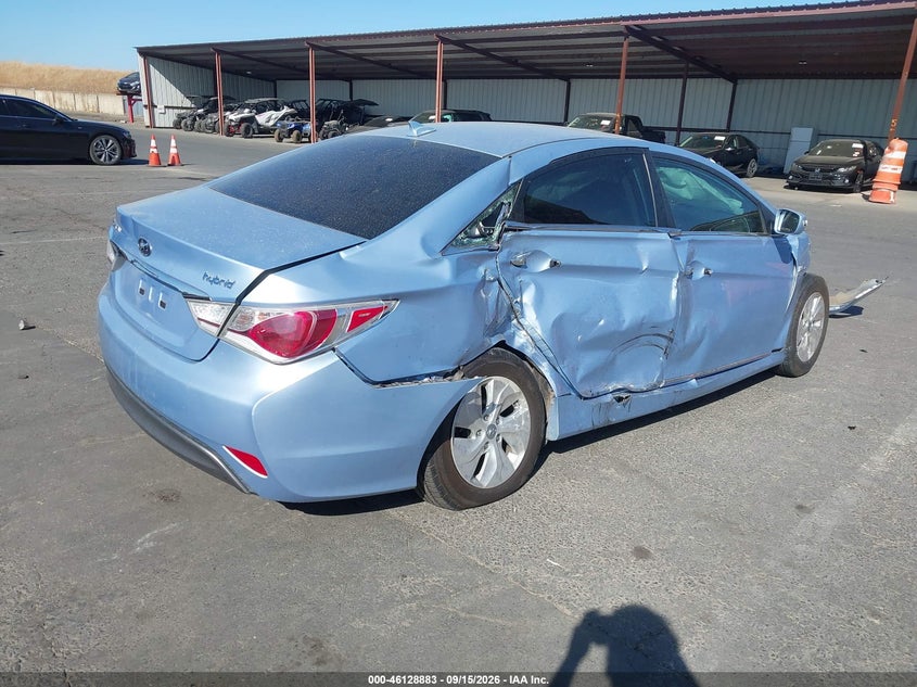 Vin: kmhec4a45da088996, lot: 46628603, hyundai sonata hybrid 20134