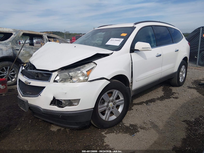 Vin: 1gnkrged5bj386566, lot: 46628606, chevrolet traverse 1lt 20112