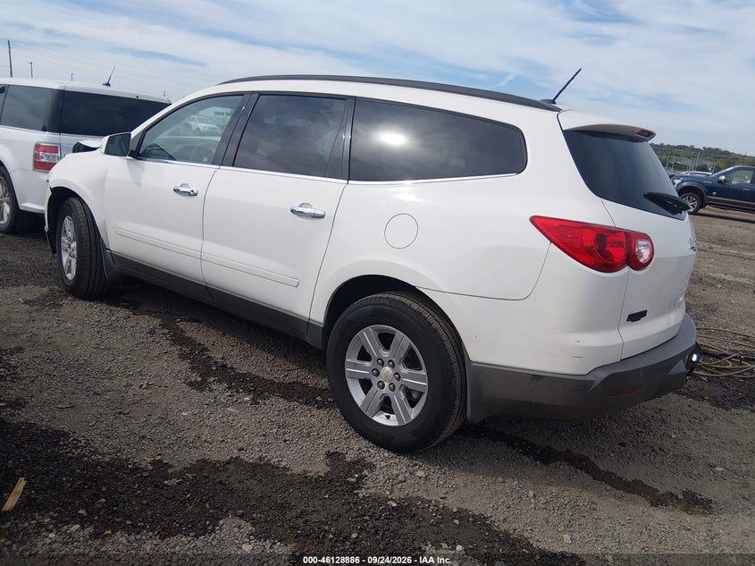 Vin: 1gnkrged5bj386566, lot: 46628606, chevrolet traverse 1lt 20113