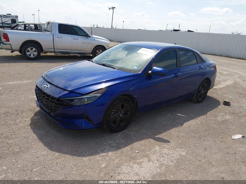 Vin: kmhlm4aj5nu018182, lot: 46628608, hyundai elantra hybrid blue 20222