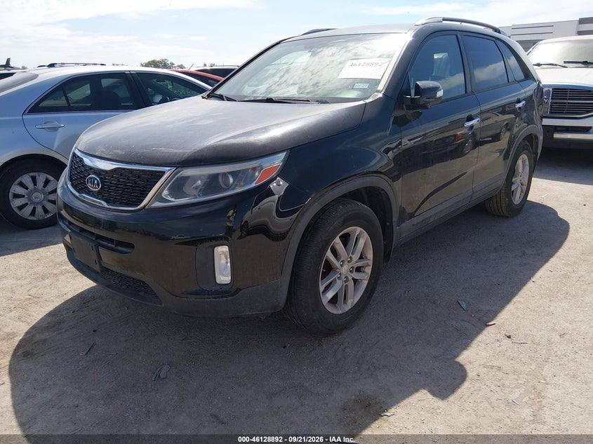 Vin: 5xykt4a69eg519768, lot: 46628612, kia sorento lx 20142