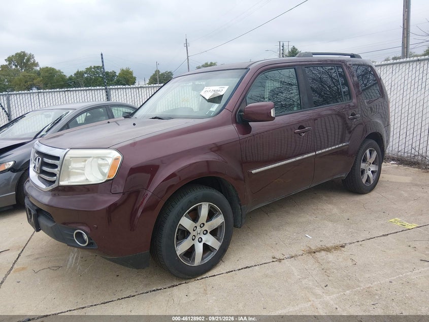 Vin: 5fnyf4h91cb024311, lot: 46628622, honda pilot touring 20122