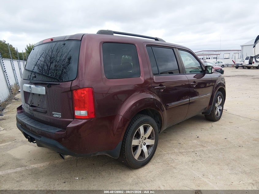 Vin: 5fnyf4h91cb024311, lot: 46628622, honda pilot touring 20124