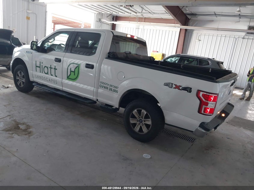 Vin: 1ftfw1eg9jfb89606, lot: 46628664, ford f-150 xlt 20183