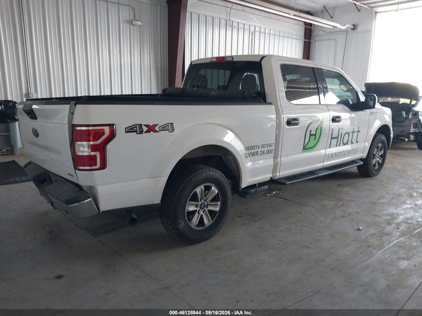 Vin: 1ftfw1eg9jfb89606, lot: 46628664, ford f-150 xlt 20184
