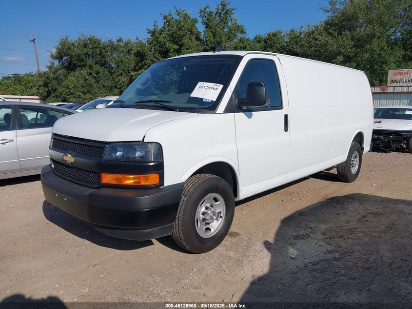 Vin: 1gcwgbfp4s1264258, lot: 46628687, chevrolet express cargo rwd 2500 extended wheelbase wt 20252