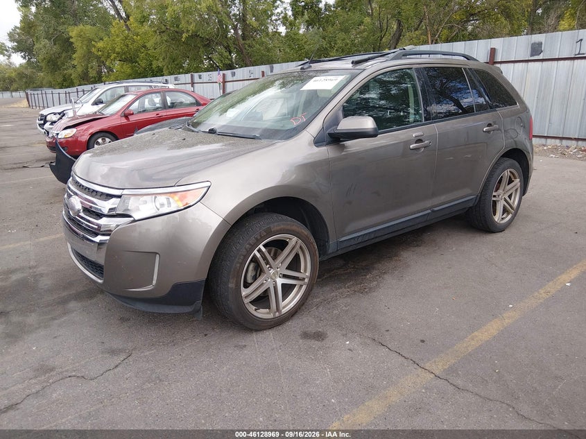 Vin: 2fmdk3jc2dba32325, lot: 46628689, ford edge sel 20132