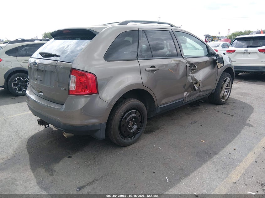 Vin: 2fmdk3jc2dba32325, lot: 46628689, ford edge sel 20134