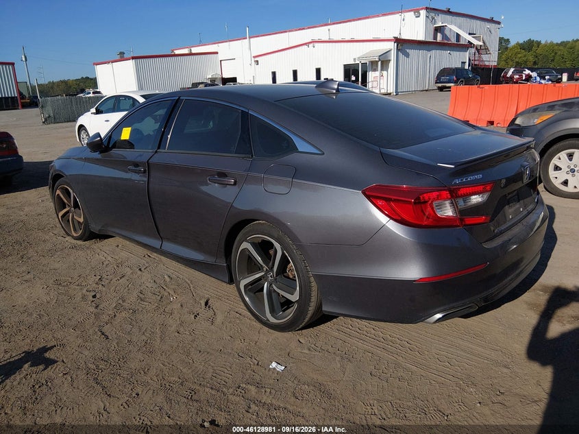 Vin: 1hgcv1f30ja259266, lot: 46628701, honda accord sport 20183