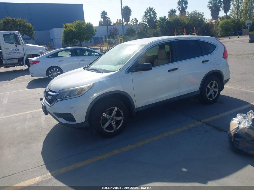 2015 Honda CR-V, Правый бок, IAAI, VIN 5J6RM3H37FL012739 — фото 2