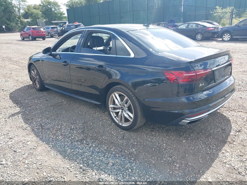 Vin: wauenaf4xln011793, lot: 46628754, audi a4 premium plus 45 tfsi quattro s tronic 20203