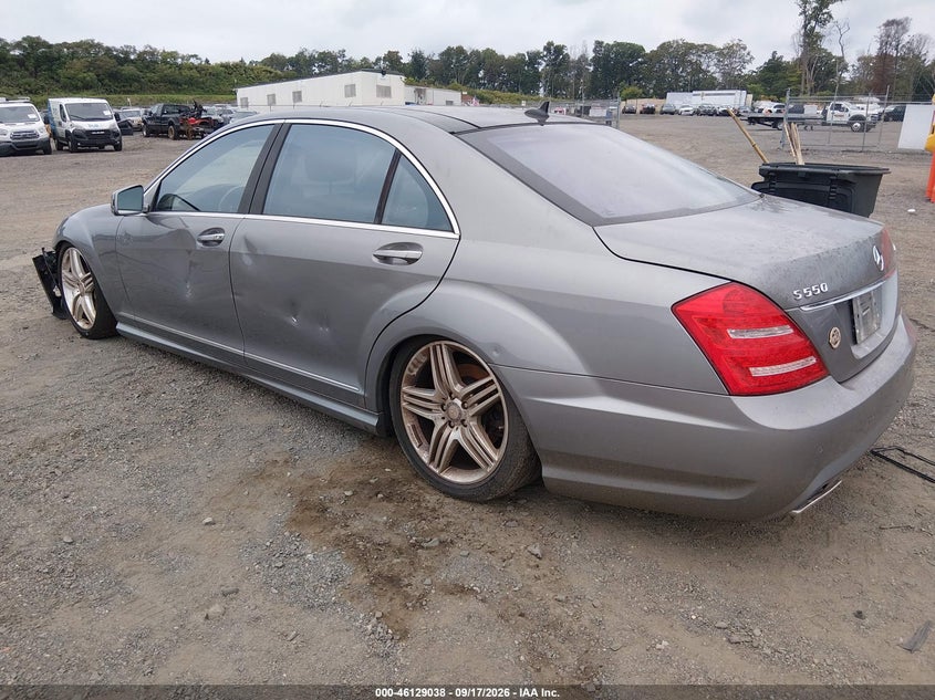 Vin: wddng9eb7da528172, lot: 46628758, mercedes-benz s 550 4matic 20133