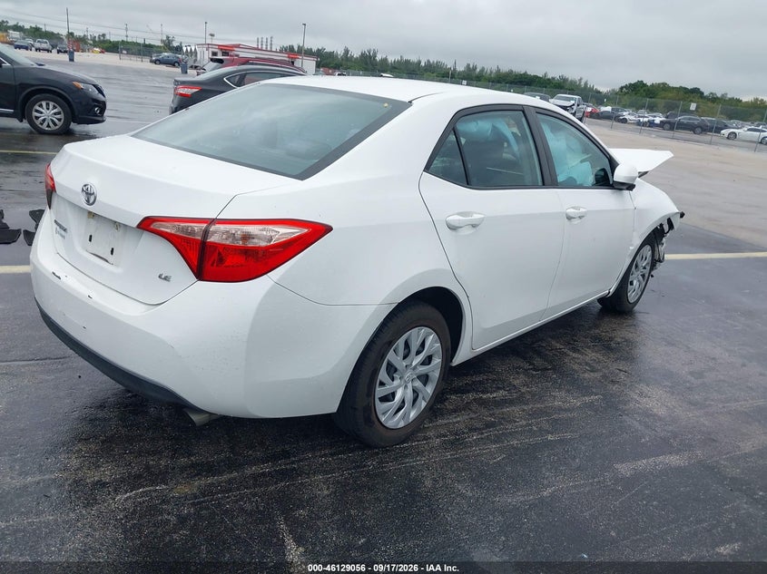 Vin: 5yfburhexkp857050, lot: 46628776, toyota corolla le 20194